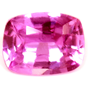 Sapphire Cushion 0.77 carat Pink Photo