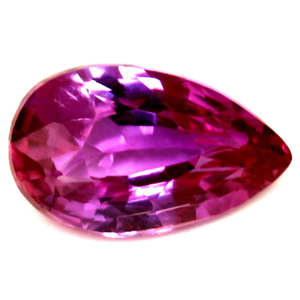 Sapphire Pear 1.00 carat Pink Photo