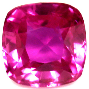 Sapphire Cushion 0.62 carat Pink Photo