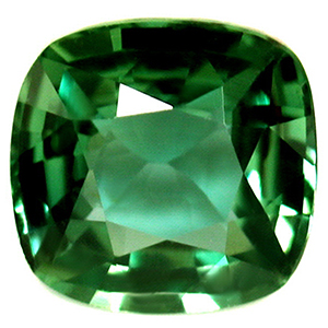Sapphire Cushion 1.04 carat Blue Green Photo