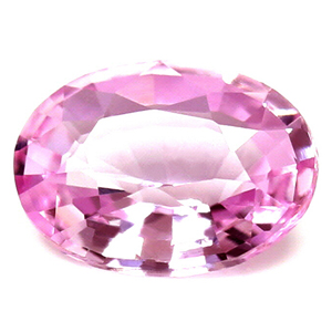 Sapphire Oval 0.90 carat Orange Pink Photo