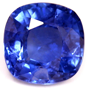 Sapphire Cushion 0.91 carat Blue Photo