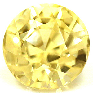Sapphire Round 1.06 carat Yellow Photo