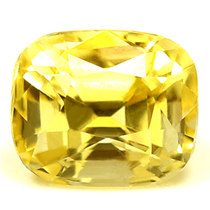 Sapphire Cushion 0.93 carat Yellow Photo