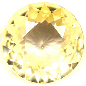 Sapphire Round 1.10 carat Yellow Photo