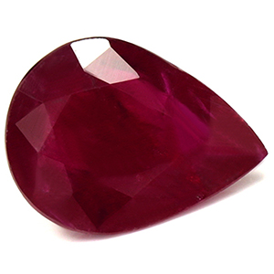 1.50 carat Pear Ruby - Gemstone Thumbnail
