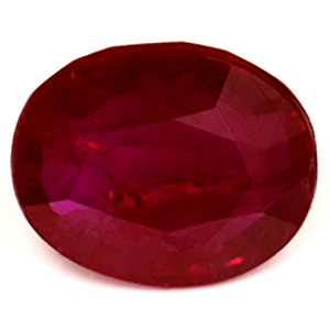 Ruby Oval 0.70 carat Red Photo