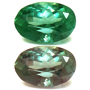 Alexandrite Oval 0.60 carat Green Photo