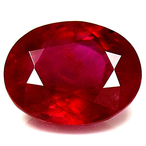 Ruby Oval 0.74 carat Red Photo