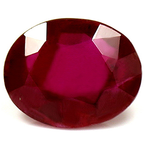 Ruby Oval 0.70 carat Red Photo