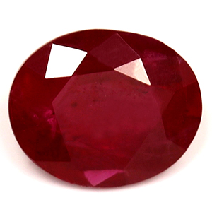 Ruby Oval 0.70 carat Red Photo