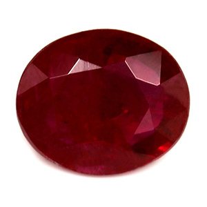 Ruby Oval 0.59 carat Red Photo