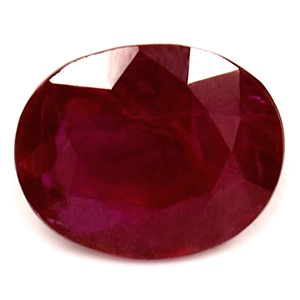 Ruby Oval 0.63 carat Red Photo