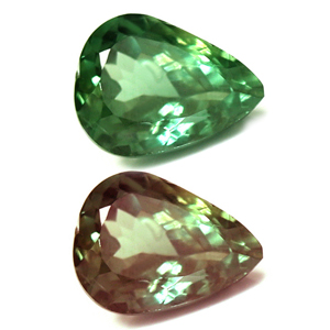 Alexandrite Pear 0.91 carat Green Photo