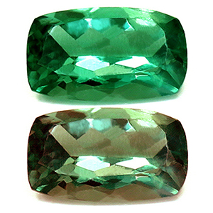 Alexandrite Cushion 0.54 carat Green Photo