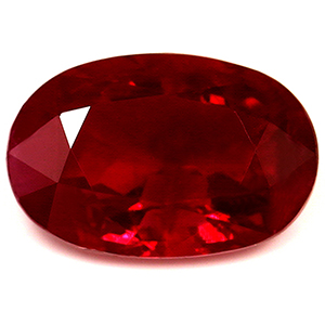 Ruby Oval 0.87 carat Red Photo