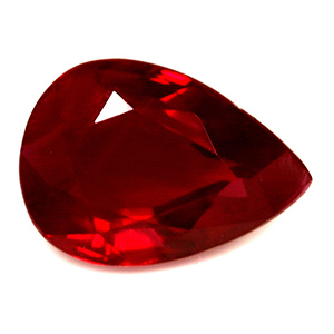 Ruby Pear 0.96 carat Red Photo