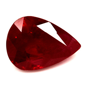 Ruby Pear 1.12 carat Red Photo