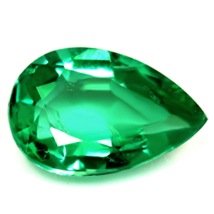 Emerald Pear 0.80 carat Green Photo