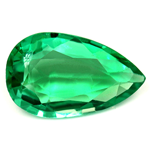 Emerald Pear 0.96 carat Green Photo