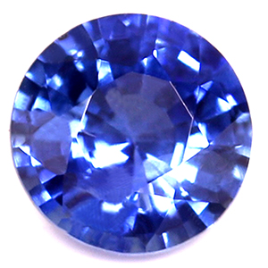 Sapphire Round 0.57 carat Blue Photo