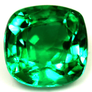 Emerald Cushion 0.99 carat Green Photo