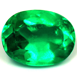 Emerald Oval 0.84 carat Green Photo