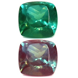 Alexandrite Cushion 0.60 carat Green Photo