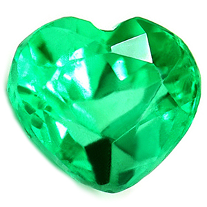 0.92 carat Heart Emerald - Gemstone Thumbnail