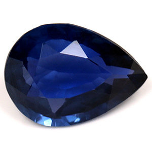 Sapphire Pear 1.10 carat Blue Photo