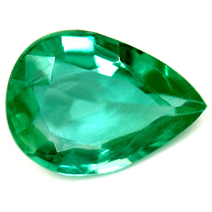 Emerald Pear 0.87 carat Green Photo