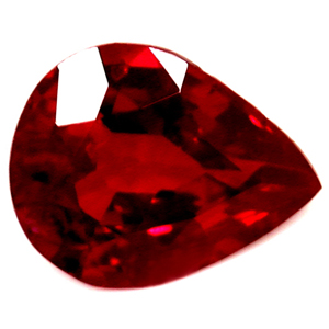 Ruby Pear 0.55 carat Red Photo
