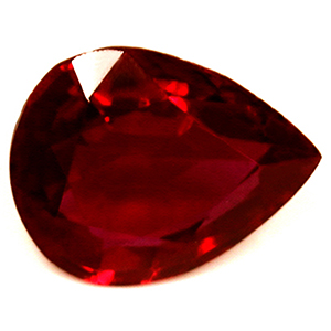 Ruby Pear 0.52 carat Red Photo