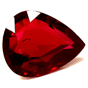 Ruby Pear 0.67 carat Red Photo