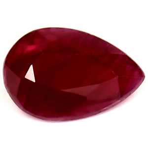 Ruby Pear 0.96 carat Red Photo
