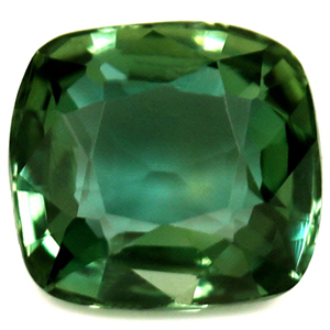 Sapphire Cushion 0.95 carat Blue Green Photo