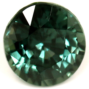 Sapphire Round 1.02 carat Blue Green Photo