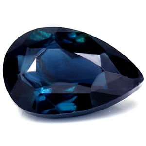 Sapphire Pear 0.72 carat Blue Photo