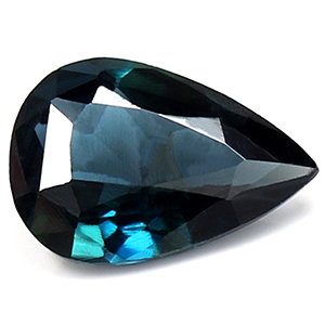 Sapphire Pear 0.60 carat Blue Photo