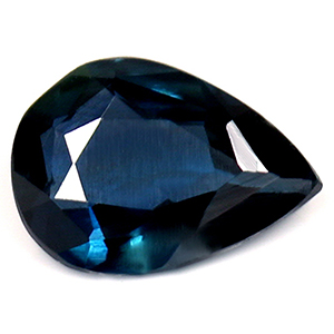 Sapphire Pear 0.61 carat Blue Photo