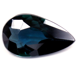 Sapphire Pear 0.68 carat Blue Photo
