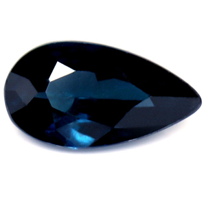 Sapphire Pear 0.64 carat Blue Photo