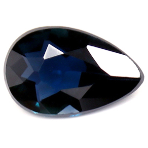 Sapphire Pear 0.63 carat Blue Photo