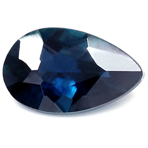 Sapphire Pear 0.52 carat Blue Photo