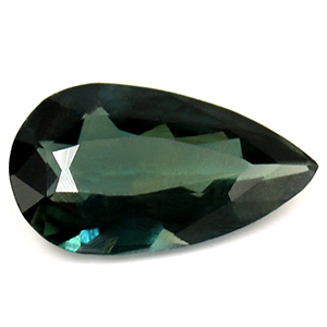 Sapphire Pear 0.68 carat Blue Green Photo