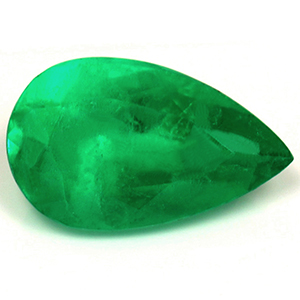 Emerald Pear 0.96 carat Green Photo