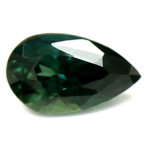 Sapphire Pear 0.73 carat Blue Green Photo