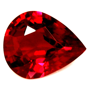 0.46 carat Pear Ruby - Gemstone Thumbnail