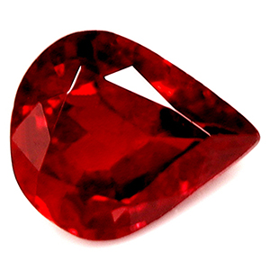 Ruby Pear 0.57 carat Red Photo
