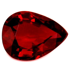 0.45 carat Pear Ruby - Gemstone Thumbnail